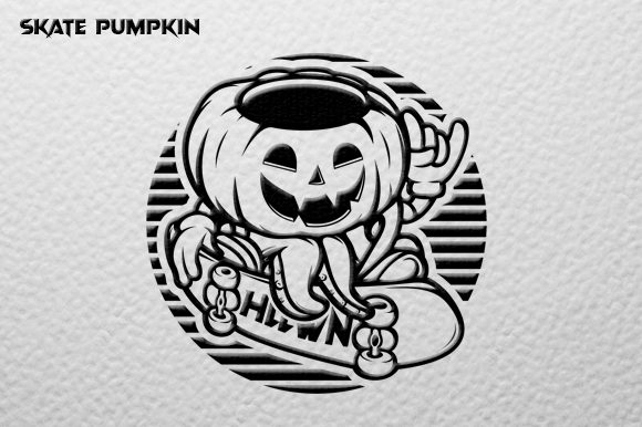Download Pumpkin Skate Vector Graphic - Premium Resources