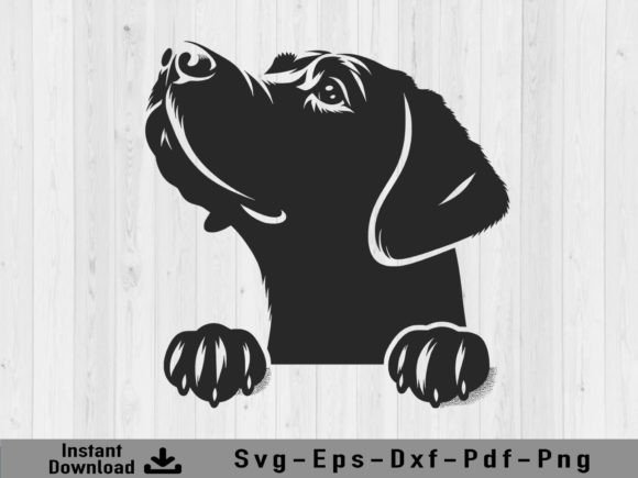 Download Peeking Labrador Retriever Dog Svg File - Labrador retriever dog Collection